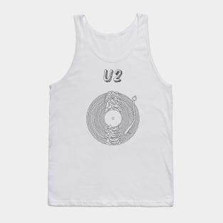 U2 Vintage - Wave Aesthetic Design Tank Top